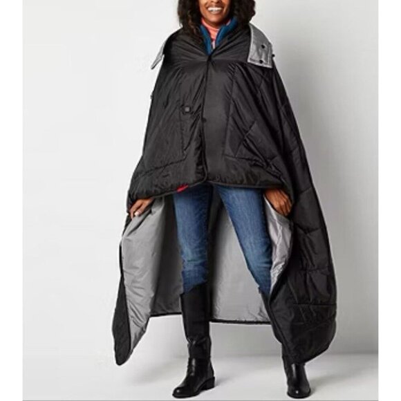 Avalanche Unisex Warming Hooded Wrap With USB Plug, New In Box - Picture 2 of 8